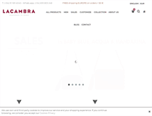 Tablet Screenshot of mylacambra.com